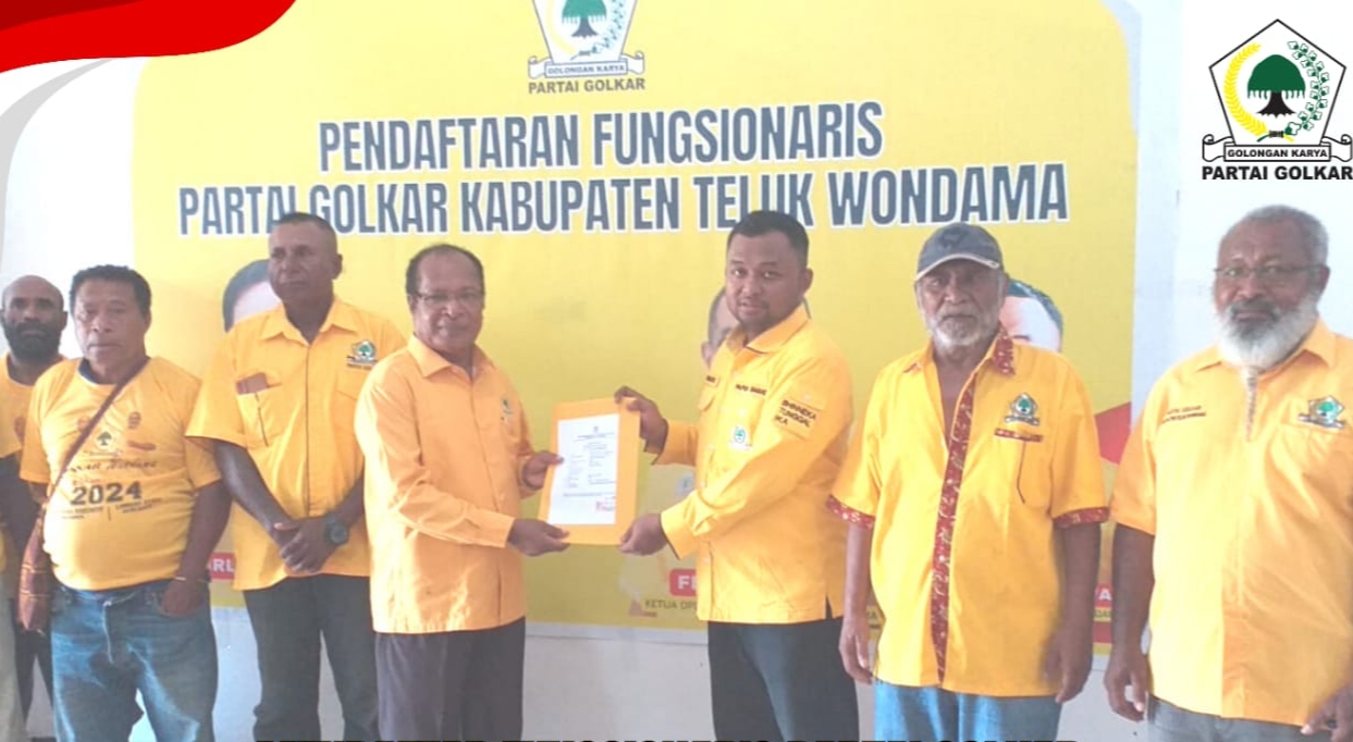 DPD Golkar Wondama rekrut fungsionaris partai, Fery: Strategi pemenangan 2024