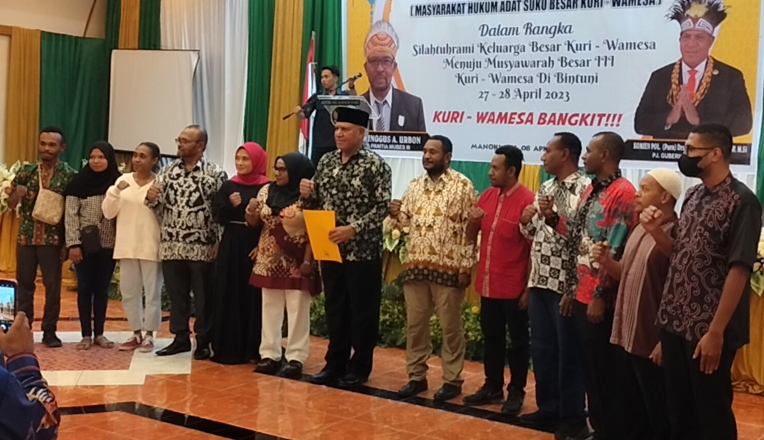 Suku Besar Kuri Wamesa Dukung Paulus Waterpauw Kembali Jabat Pj Gubernur Papua Barat